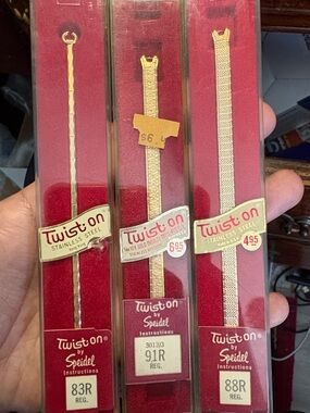 New old stock Women’s Gold-Tone Watch Bands